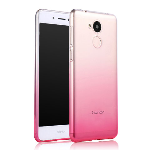 Funda Gel Ultrafina Transparente Gradiente para Huawei Honor 6A Rosa