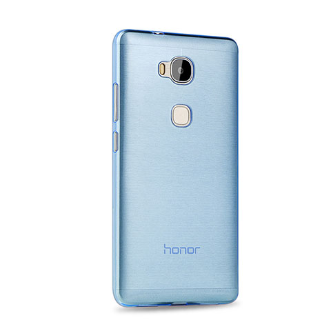 Funda Gel Ultrafina Transparente para Huawei GR5 Azul