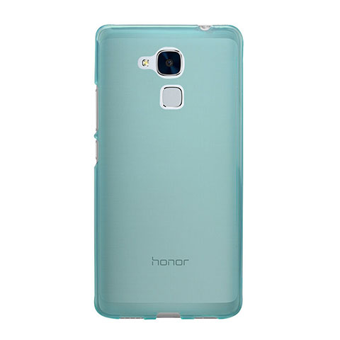 Funda Gel Ultrafina Transparente para Huawei Honor 7 Lite Azul