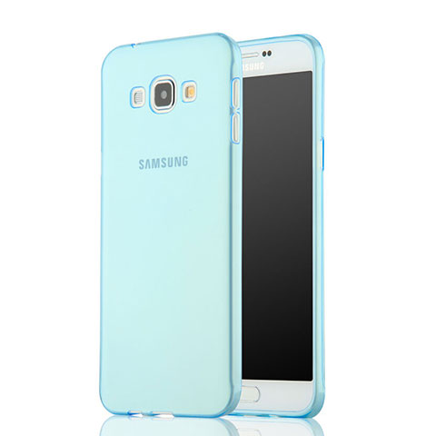 Funda Gel Ultrafina Transparente para Samsung Galaxy A7 Duos SM-A700F A700FD Azul