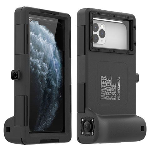 Funda Impermeable Bumper Silicona y Plastico Waterproof Carcasa 360 Grados Cover para Apple iPhone XR Negro