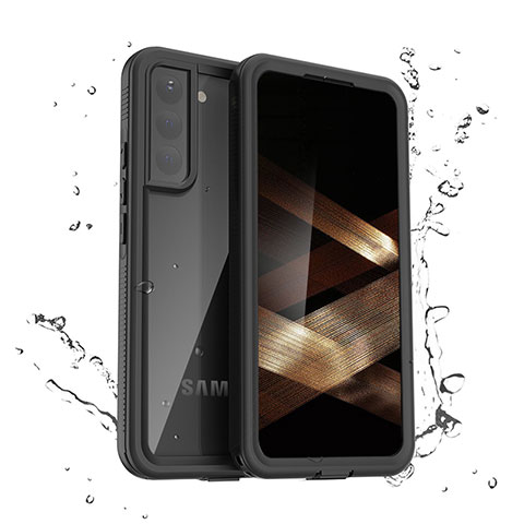 Funda Impermeable Bumper Silicona y Plastico Waterproof Carcasa 360 Grados para Samsung Galaxy S24 Plus 5G Negro