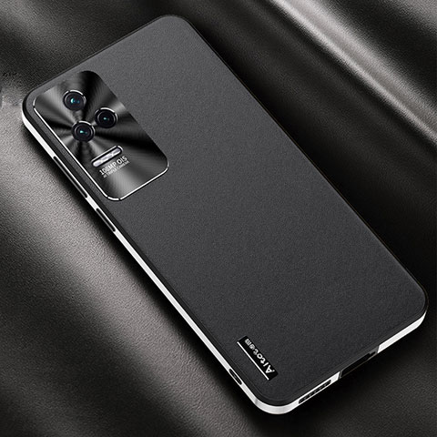 Funda Lujo Cuero Carcasa AT2 para Xiaomi Redmi K50 Pro 5G Negro