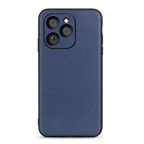 Funda Lujo Cuero Carcasa B01H para Huawei Honor 60 SE 5G Azul