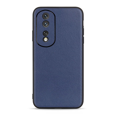 Funda Lujo Cuero Carcasa B01H para Huawei Honor 80 5G Azul