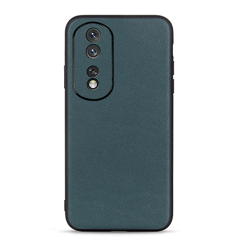 Funda Lujo Cuero Carcasa B01H para Huawei Honor 80 Pro 5G Verde