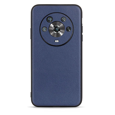 Funda Lujo Cuero Carcasa B01H para Huawei Honor Magic4 5G Azul