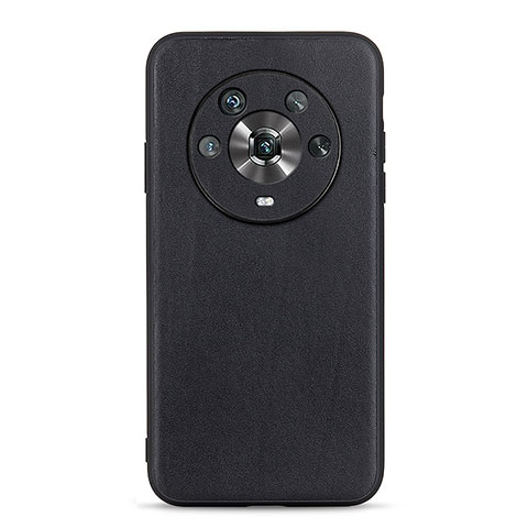 Funda Lujo Cuero Carcasa B01H para Huawei Honor Magic4 5G Negro