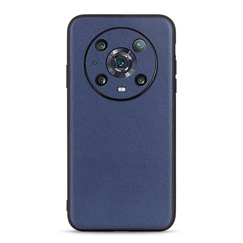 Funda Lujo Cuero Carcasa B01H para Huawei Honor Magic4 Pro 5G Azul