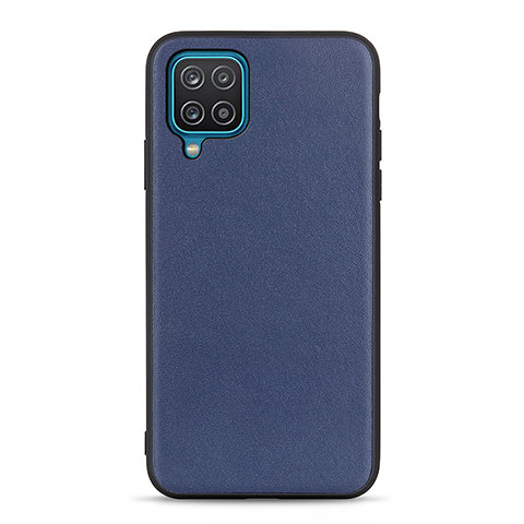 Funda Lujo Cuero Carcasa B01H para Samsung Galaxy A12 5G Azul