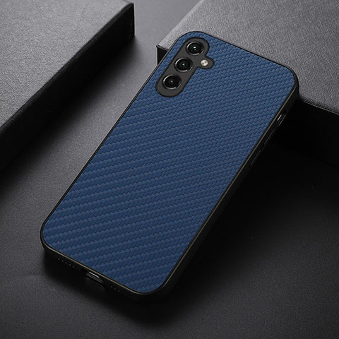 Funda Lujo Cuero Carcasa B01H para Samsung Galaxy A14 4G Azul