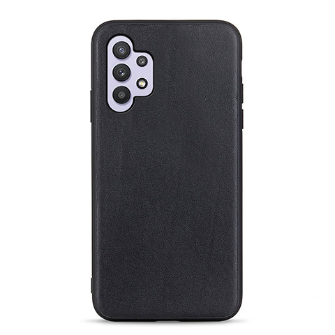 Funda Lujo Cuero Carcasa B01H para Samsung Galaxy A32 4G Negro