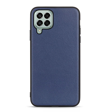 Funda Lujo Cuero Carcasa B01H para Samsung Galaxy M33 5G Azul