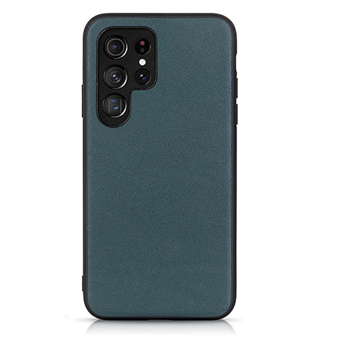 Funda Lujo Cuero Carcasa B01H para Samsung Galaxy S21 Ultra 5G Verde