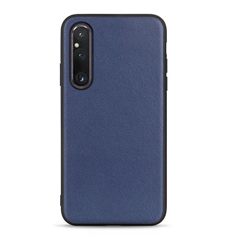 Funda Lujo Cuero Carcasa B01H para Sony Xperia 1 V Azul