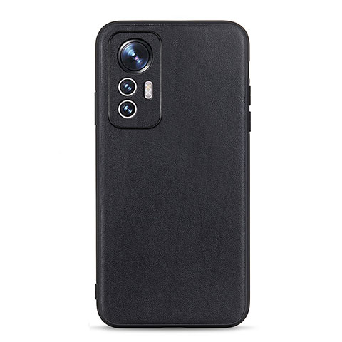 Funda Lujo Cuero Carcasa B01H para Xiaomi Mi 12 Lite 5G Negro