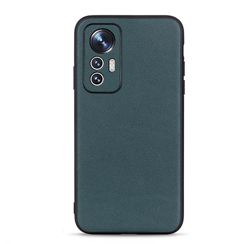 Funda Lujo Cuero Carcasa B01H para Xiaomi Mi 12 Pro 5G Verde