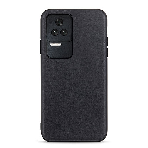 Funda Lujo Cuero Carcasa B01H para Xiaomi Redmi K50 5G Negro