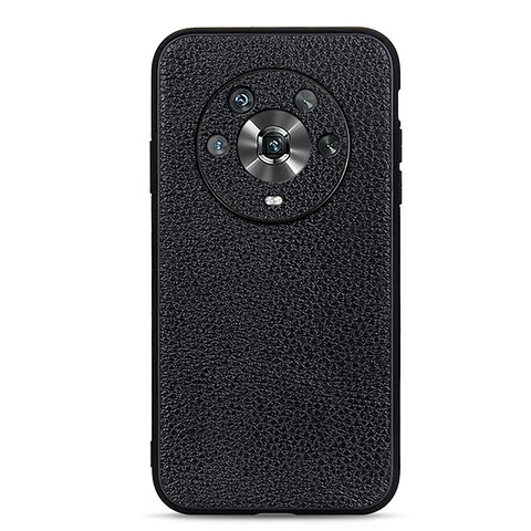 Funda Lujo Cuero Carcasa B02H para Huawei Honor Magic4 5G Negro