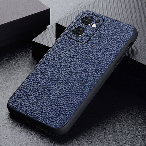 Funda Lujo Cuero Carcasa B02H para OnePlus Nord CE 2 5G Azul