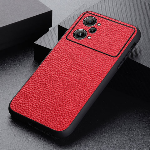 Funda Lujo Cuero Carcasa B02H para Oppo K10 Pro 5G Rojo