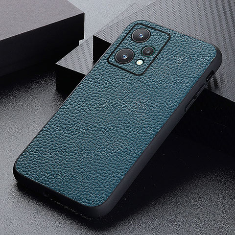 Funda Lujo Cuero Carcasa B02H para Realme 9 5G Verde