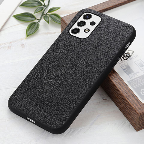 Funda Lujo Cuero Carcasa B02H para Samsung Galaxy A53 5G Negro