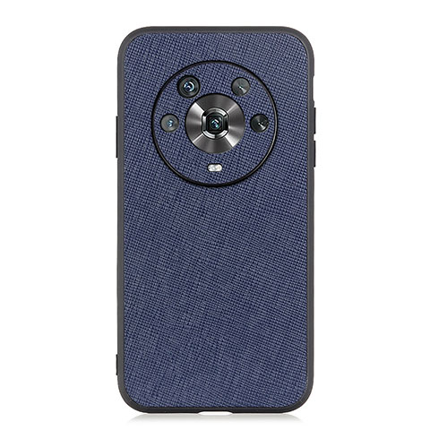 Funda Lujo Cuero Carcasa B03H para Huawei Honor Magic4 5G Azul