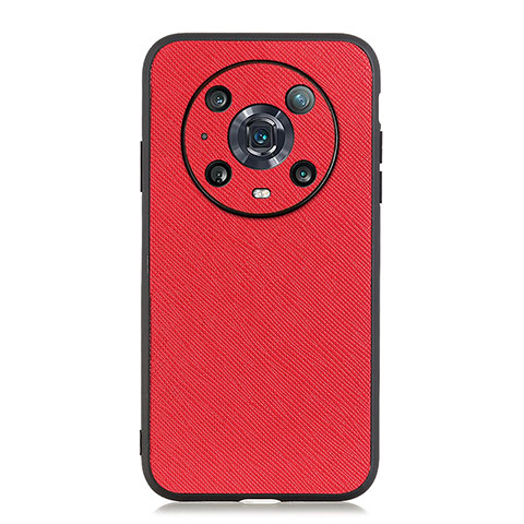 Funda Lujo Cuero Carcasa B03H para Huawei Honor Magic4 Pro 5G Rojo