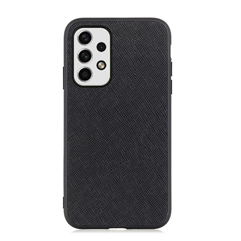 Funda Lujo Cuero Carcasa B03H para Samsung Galaxy A23 5G Negro