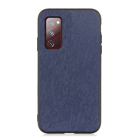 Funda Lujo Cuero Carcasa B03H para Samsung Galaxy S20 FE (2022) 5G Azul