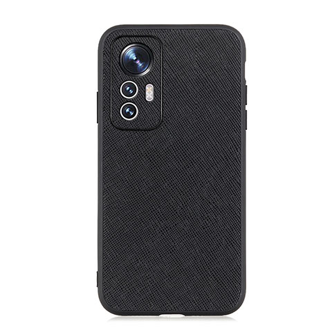 Funda Lujo Cuero Carcasa B03H para Xiaomi Mi 12 Lite 5G Negro