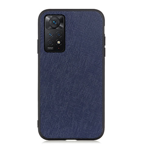 Funda Lujo Cuero Carcasa B03H para Xiaomi Redmi Note 12 Pro 4G Azul