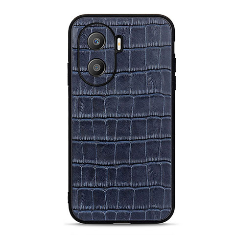 Funda Lujo Cuero Carcasa B04H para Huawei Honor X40i 5G Azul