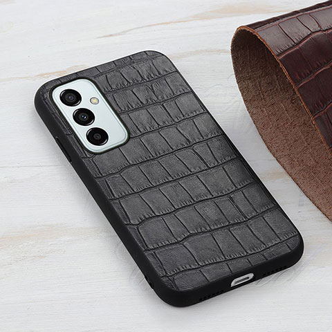 Funda Lujo Cuero Carcasa B04H para Samsung Galaxy F23 5G Negro