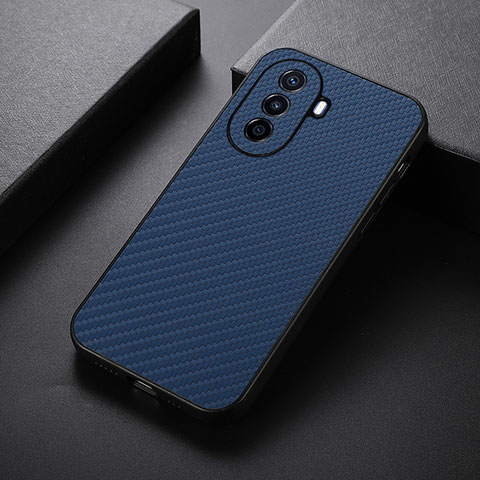 Funda Lujo Cuero Carcasa B05H para Huawei Enjoy 50 Azul