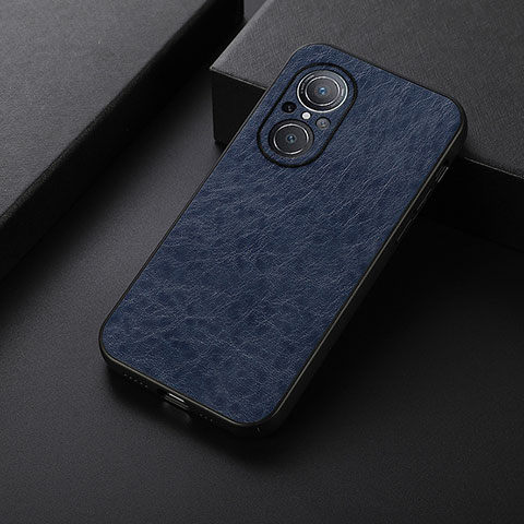 Funda Lujo Cuero Carcasa B05H para Huawei Honor 50 SE 5G Azul