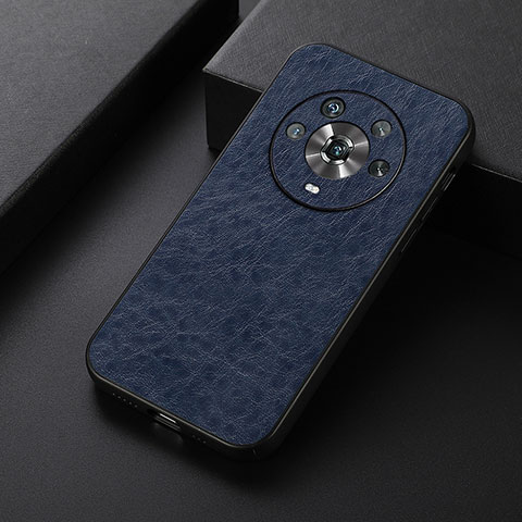 Funda Lujo Cuero Carcasa B05H para Huawei Honor Magic4 5G Azul