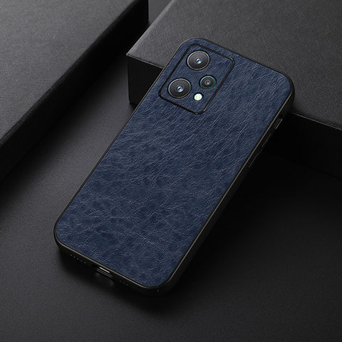 Funda Lujo Cuero Carcasa B05H para Realme 9 5G Azul