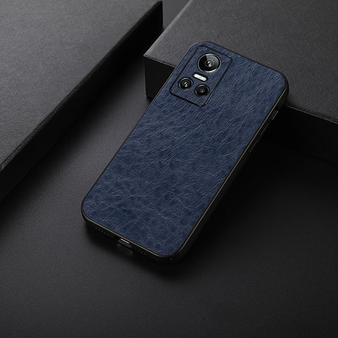 Funda Lujo Cuero Carcasa B05H para Realme GT Neo3 5G Azul