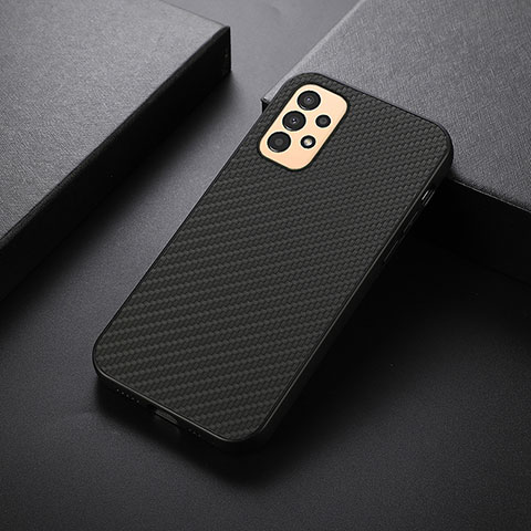 Funda Lujo Cuero Carcasa B05H para Samsung Galaxy A13 4G Negro