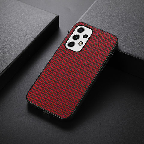 Funda Lujo Cuero Carcasa B05H para Samsung Galaxy A23 4G Rojo