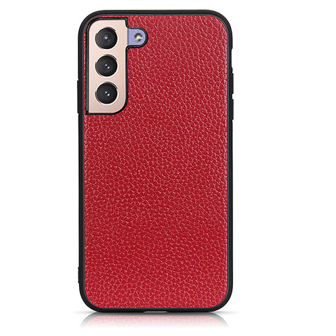 Funda Lujo Cuero Carcasa B05H para Samsung Galaxy S21 FE 5G Rojo