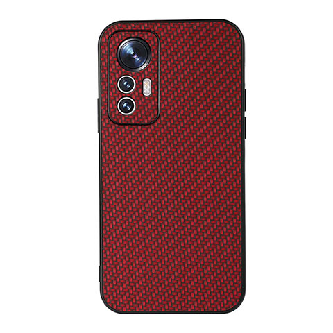 Funda Lujo Cuero Carcasa B05H para Xiaomi Mi 12 Lite 5G Rojo