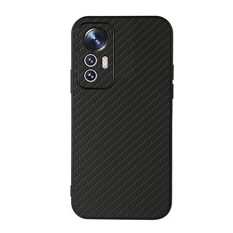 Funda Lujo Cuero Carcasa B05H para Xiaomi Mi 12 Pro 5G Negro