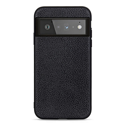 Funda Lujo Cuero Carcasa B06H para Google Pixel 6 Pro 5G Negro