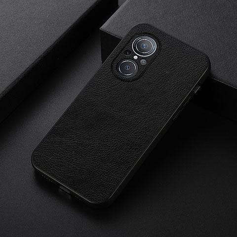 Funda Lujo Cuero Carcasa B06H para Huawei Nova 9 SE Negro