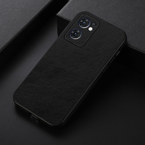 Funda Lujo Cuero Carcasa B06H para OnePlus Nord CE 2 5G Negro