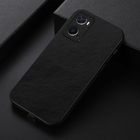 Funda Lujo Cuero Carcasa B06H para Oppo A36 Negro