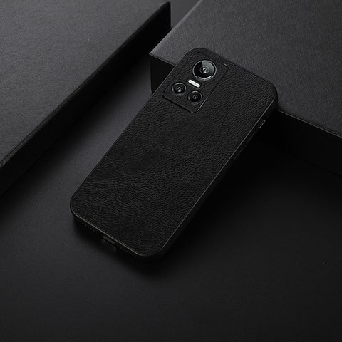 Funda Lujo Cuero Carcasa B06H para Realme GT Neo3 5G Negro